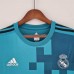 Real Madrid 17/18 Third Blue Long Sleeve Soccer Jersey